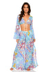 Luli Fama Ay Que Cute! Bell Sleeve Crop Top